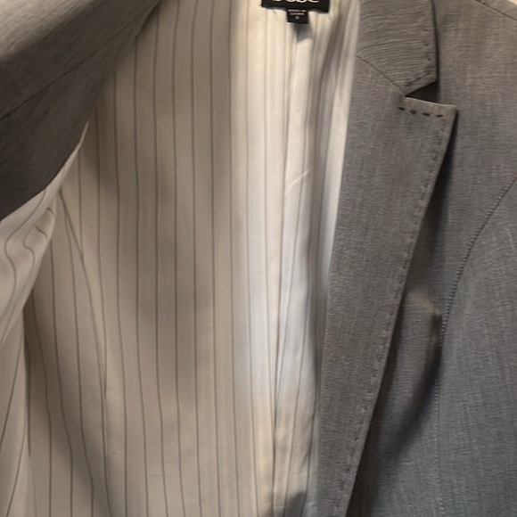 Bebe Grey Whip-stitched Blazer - Picture 8 of 8